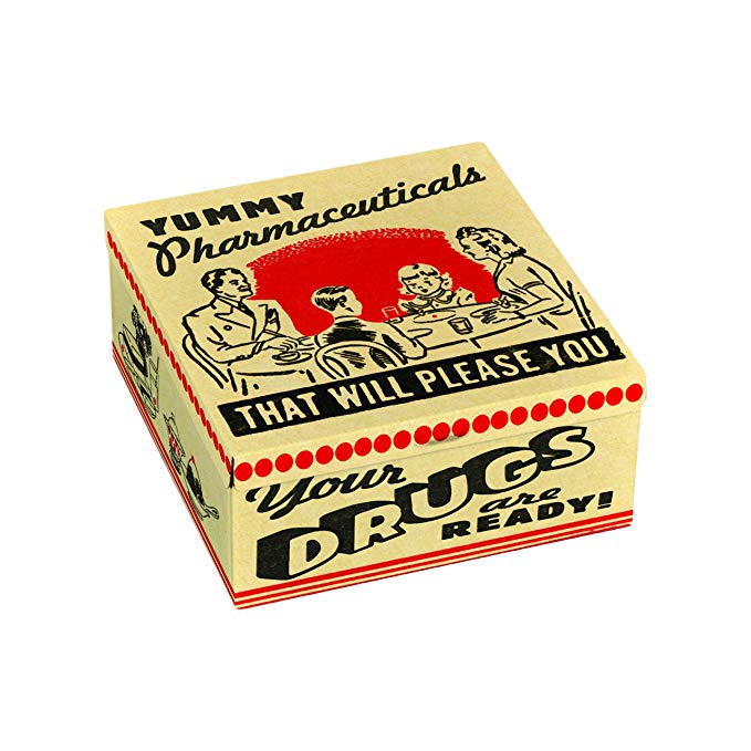 Blue Q Yummy Pharmaceuticals Petite Cigar Box