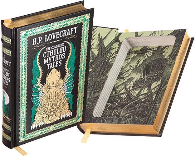 Real Hollow Book Safe - H.P. Lovecraft - The Complete Cthulhu Mythos Tales (Leather-bound) (Magnetic Closure)