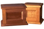 The UrnConcern&reg Timberlane Solid Wood Cremation Urn (Oak, Large)