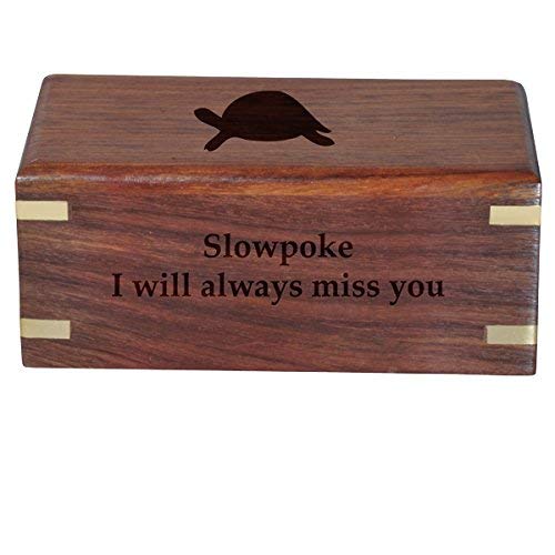 Custom Wooden Box Urn Your Pet's Silhouette