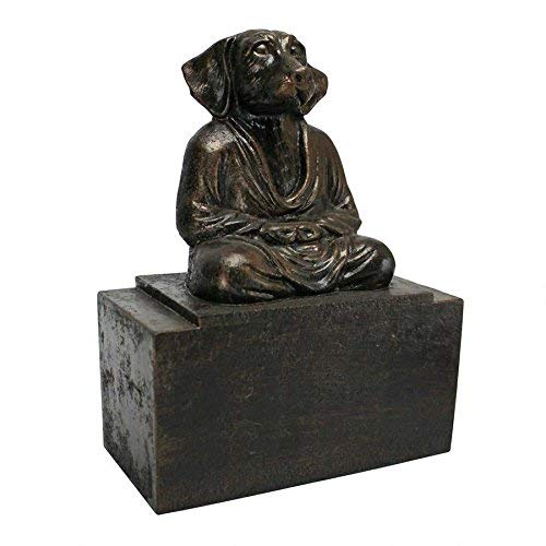 Design Toscano Spirit of Zen Meditating Dog Bookend (Set of 2)
