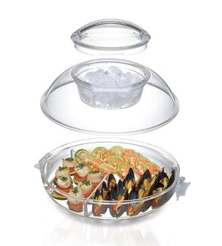Prodyne Iced Up Appetizers To Go Carry & Serve Tray