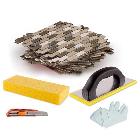 Peel & Stick Tiles 15 Ft Backsplash Kit Rome