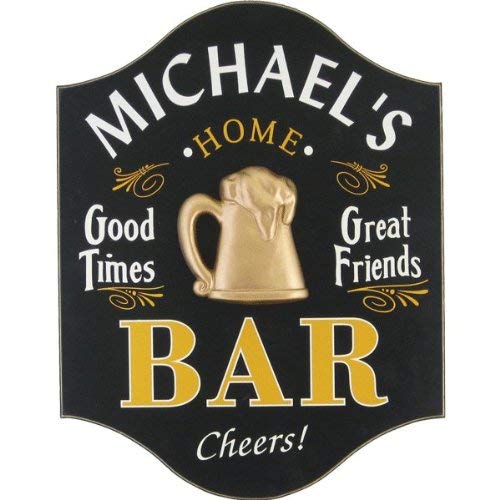 THOUSAND OAKS BARREL Personalized Bar Mc Wood Sign