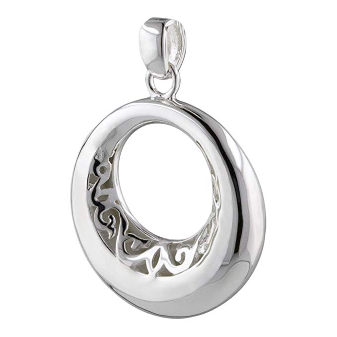 Perfect Memorials Eternity Circle Sterling Silver Cremation Jewelry