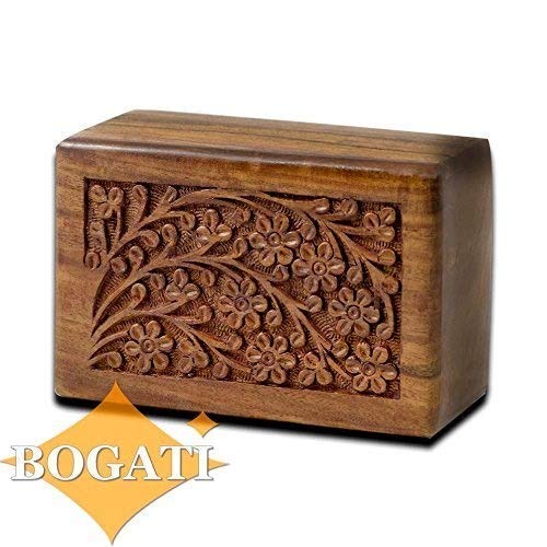 Hand-Carved Rosewood Urn Box (XX-Large)