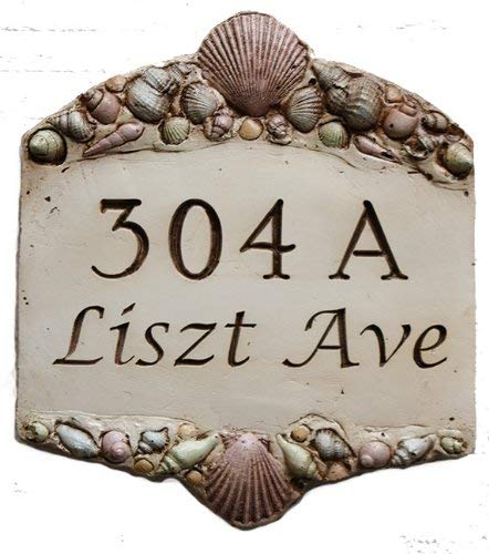 Personalized Shell Nautical Beach Sign