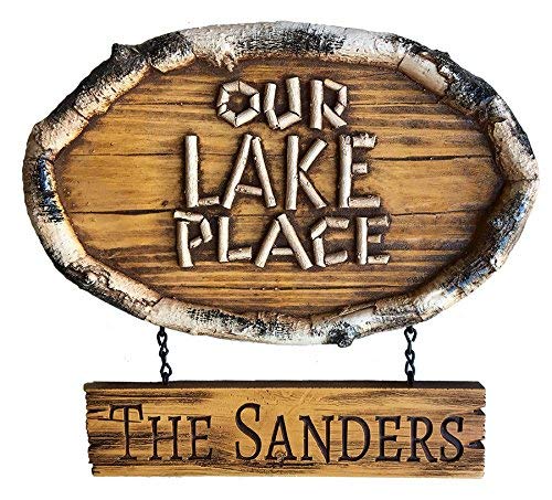 Our Lake Place Personalized Sign