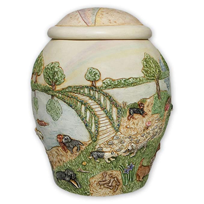 Beautiful Life Urns Heaven's Happy Meadow Large Dog Urn