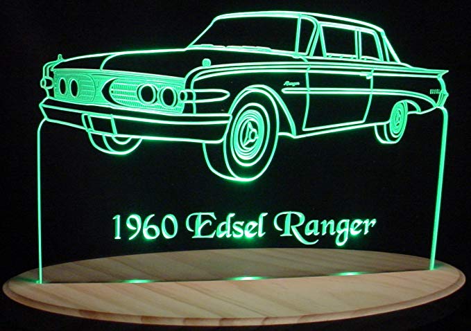 ValleyDesignsND 1960 Edsel Ranger Acrylic Lighted Edge Lit 13