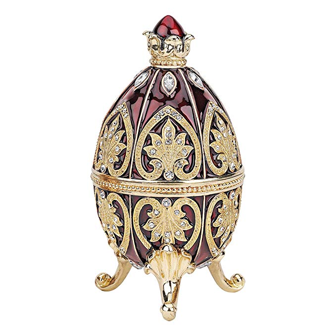 Design Toscano Alexander Palace Collection Romanov Style Enameled Egg: Polotsk