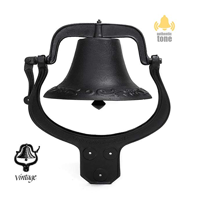 Large Cast Iron Farmhouse Dinner Bell