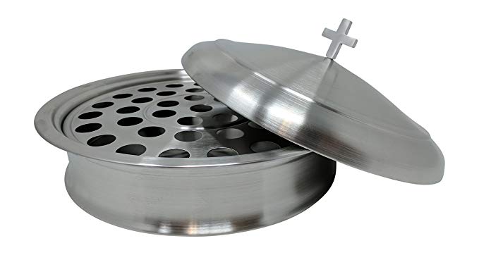 Gianna's Home Stainless Steel Communion Tray with Cover
