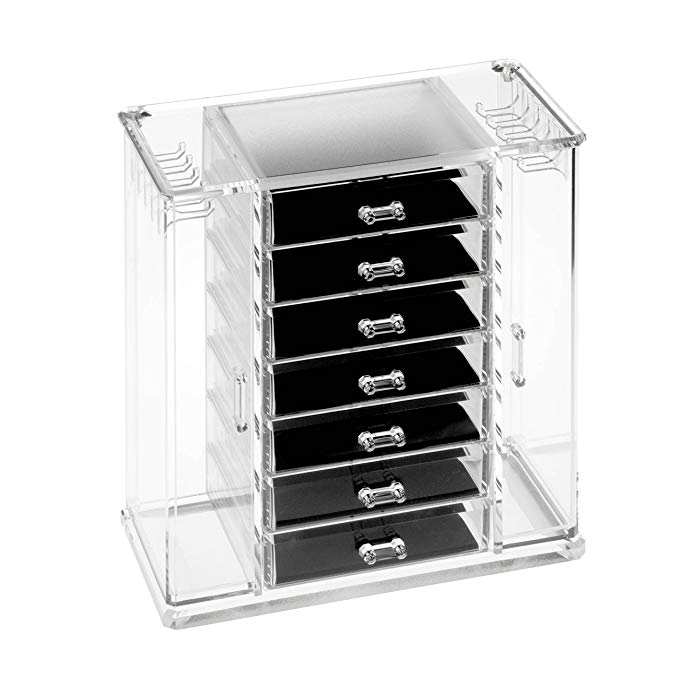 HCD Refined by Honey-Can-Do STO-06383 Arielle Jewelry Chest, 12.1L x 7.2W x 12.4H