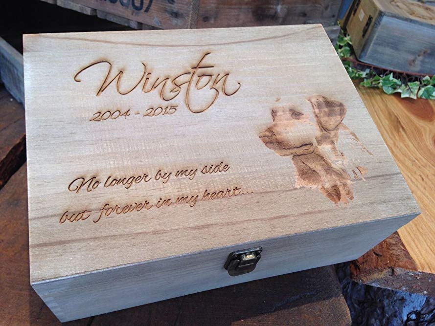 Personalised Pet Memorial Keepsake Box