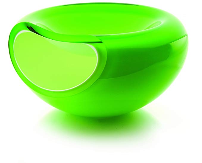 Eva Solo Smiley Glass Bowl, 21cm, Lime