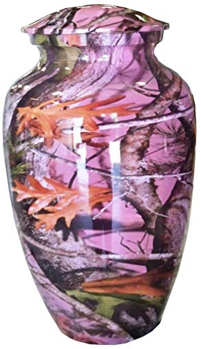 UrnsDirect2U 7525-10 Pink Camo Adult Cremation Urn