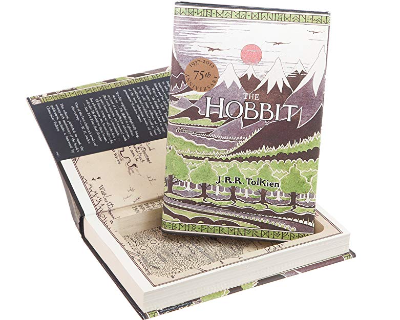 Real Hollow Book Safe - The Hobbit by J.R.R. Tolkien (75th Anniversary edition) (Magnetic Closure)