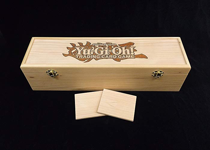 Yu-Gi-Oh Engraved Deck Box with Hinges & 2 Latches-16 3/4x4 1/2 x4 1/4
