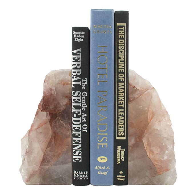 Boone's Mill | Gemstone Bookends |Stone Bookend - Fire Quartz